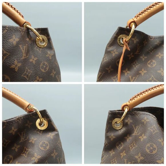 100% Authentic Louis Vuitton Artsy GM Brown Monogram Canvas Shoulder Bag - Picture 8 of 12